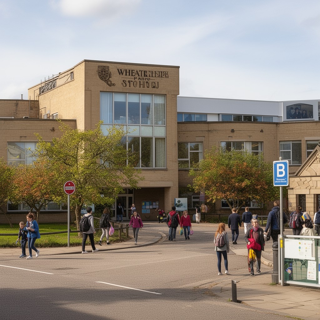 AI-generated illustration of Wheatley Park School