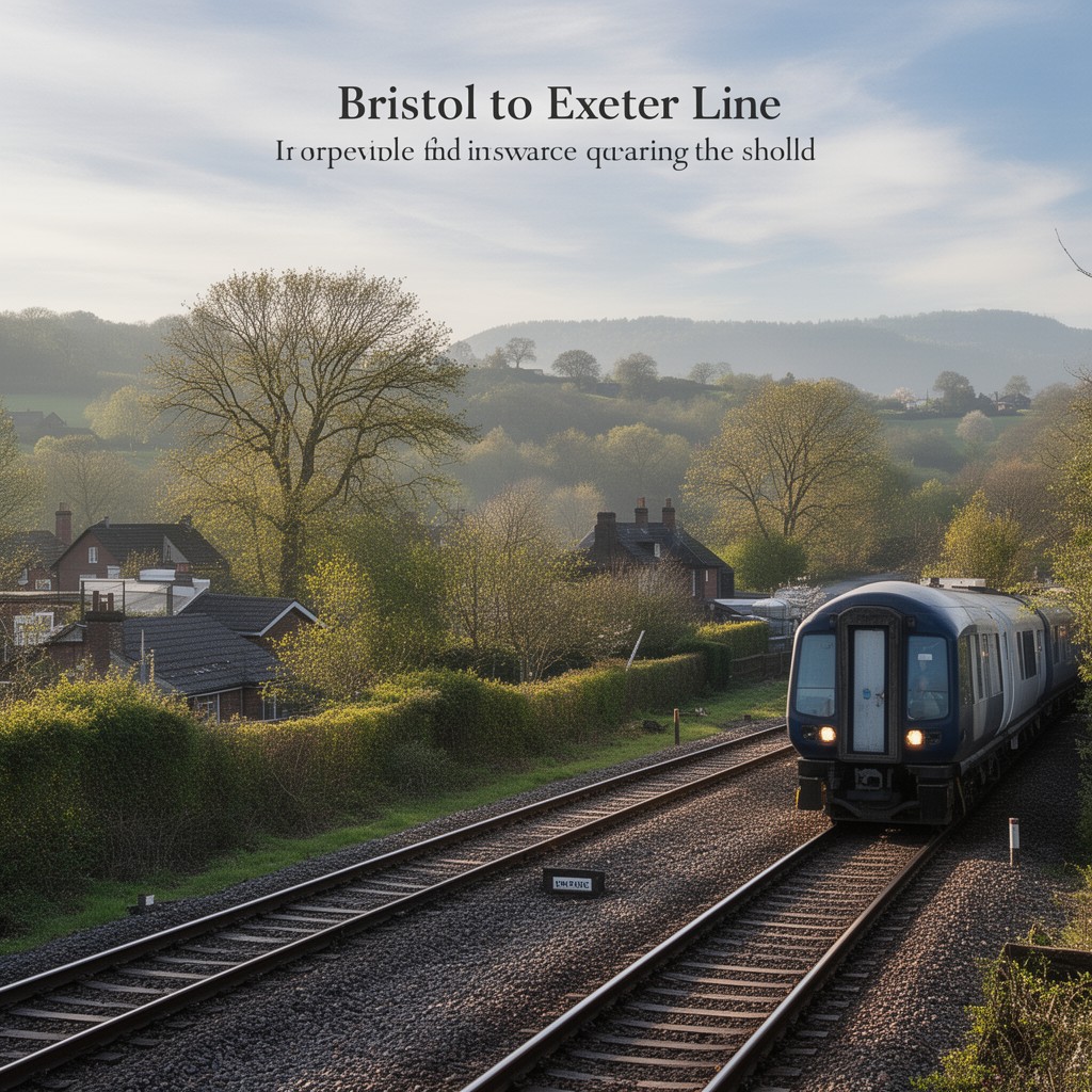 AI-generated illustration of Bristol to Exeter Line