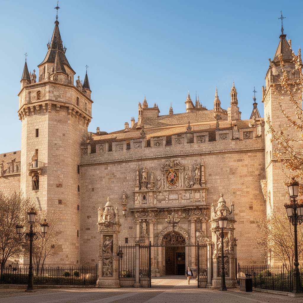 AI-generated illustration of Royal Palace of Valladolid