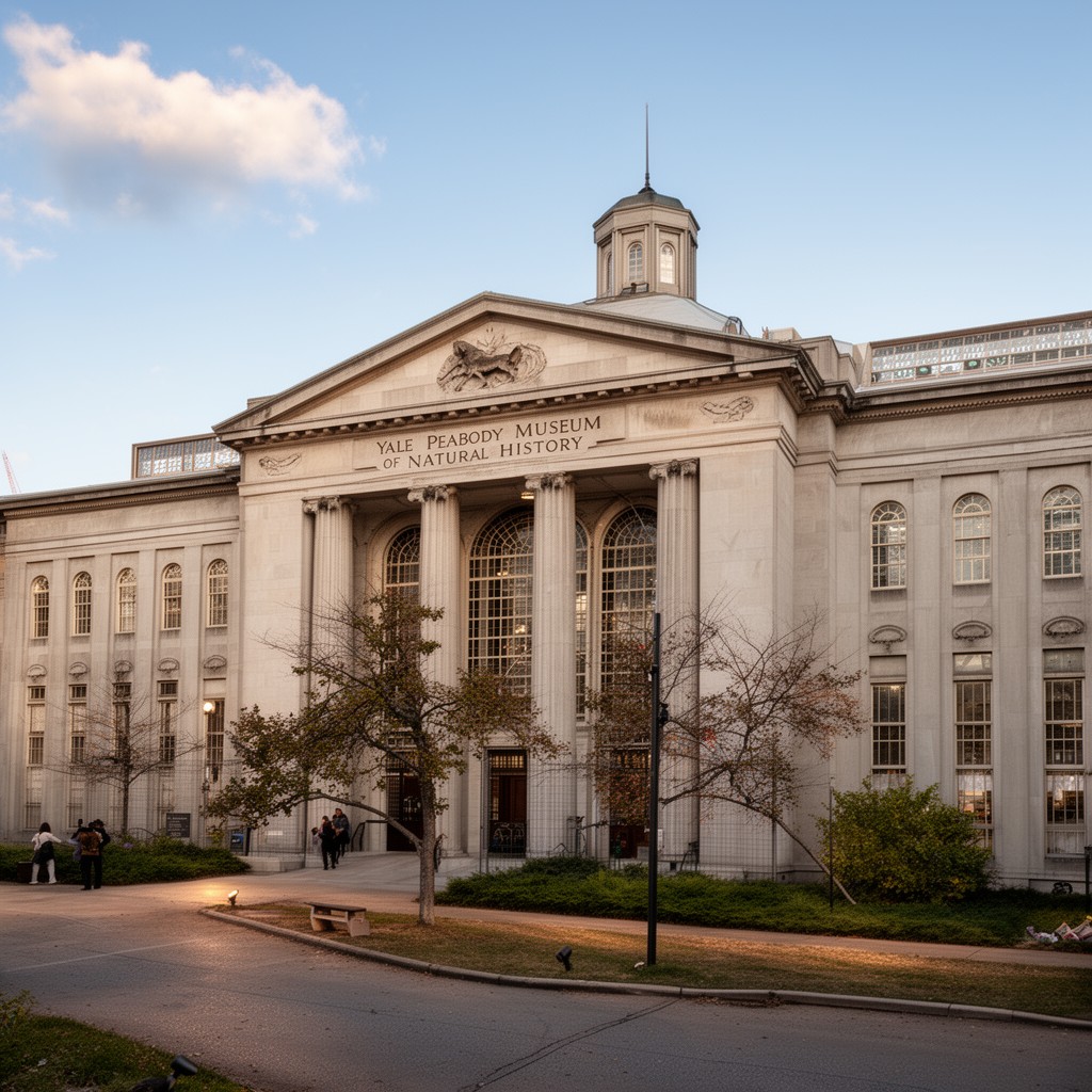 AI-generated illustration of Yale Peabody Museum of Natural History