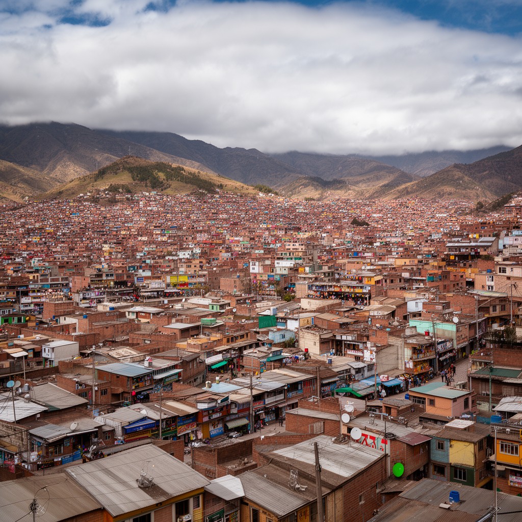 AI-generated illustration of El Alto