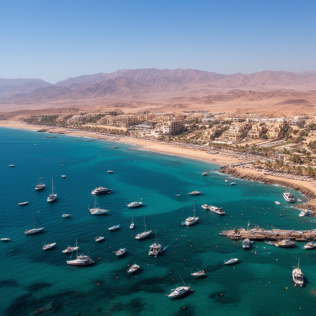 AI-generated illustration of Red Sea Governorate
