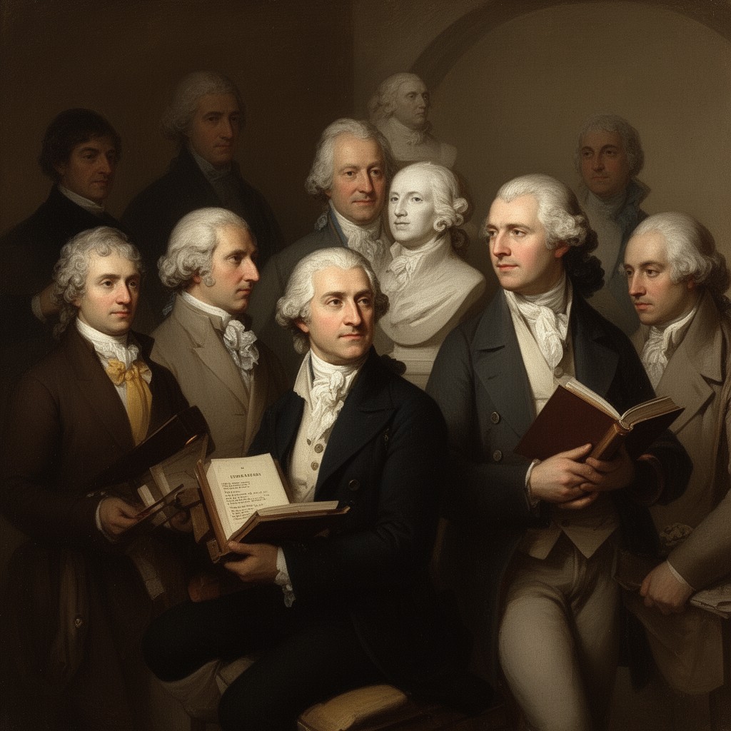AI-generated illustration of Jean-Antoine Houdon