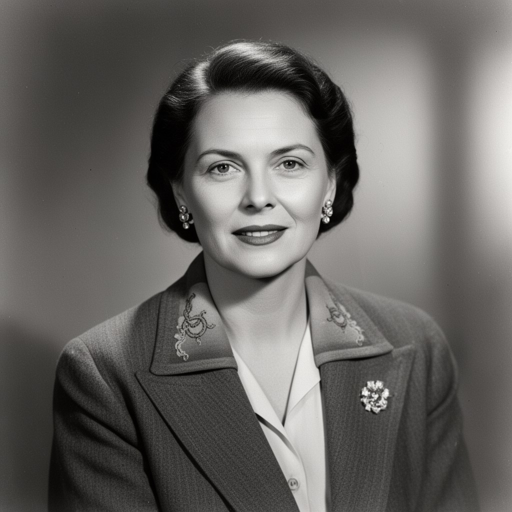 AI-generated illustration of Marion Grant Hepburn