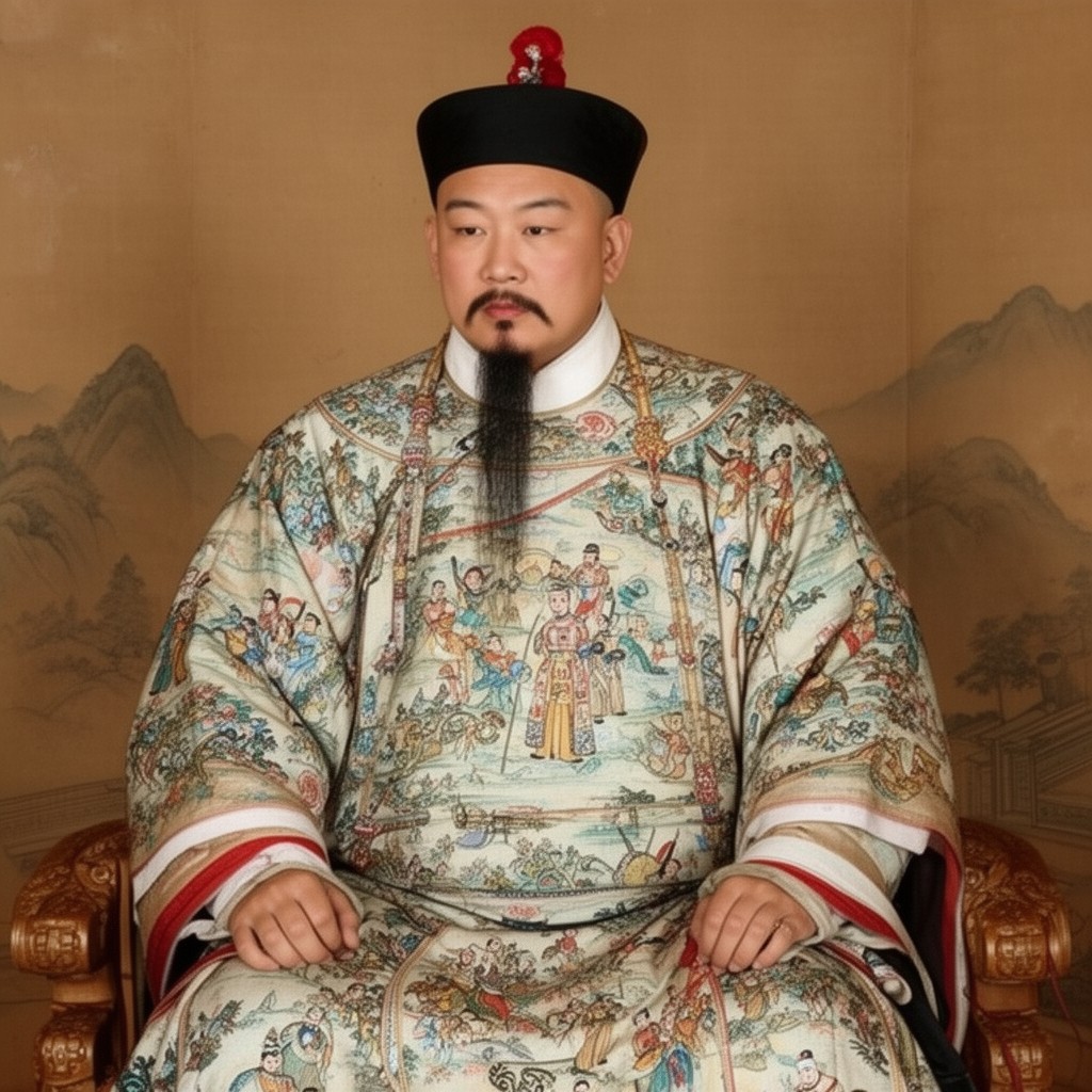 AI-generated illustration of Longqing Emperor