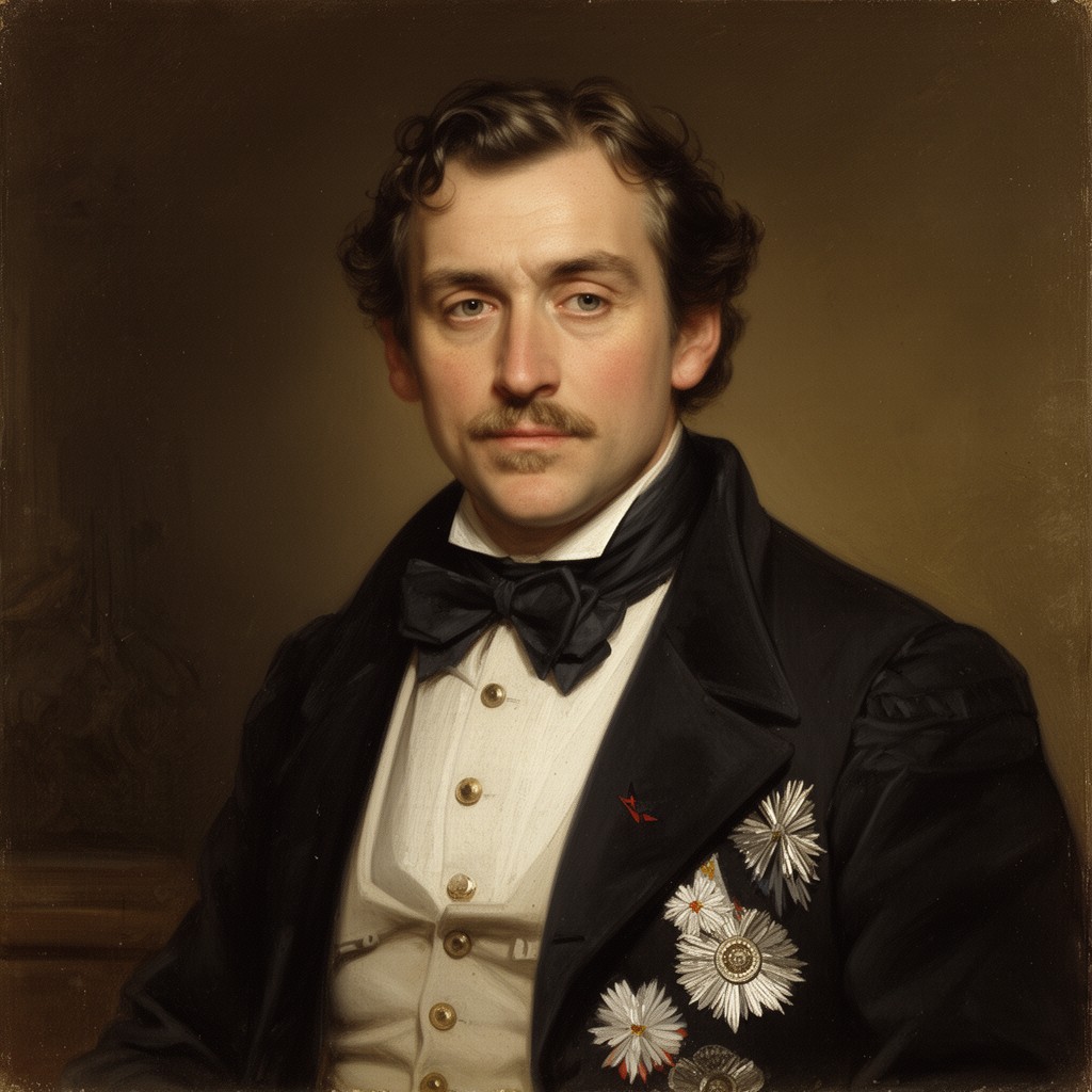 AI-generated illustration of William IV, Grand Duke of Luxembourg