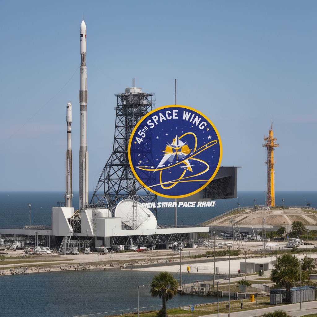 AI-generated illustration of 45th Space Wing
