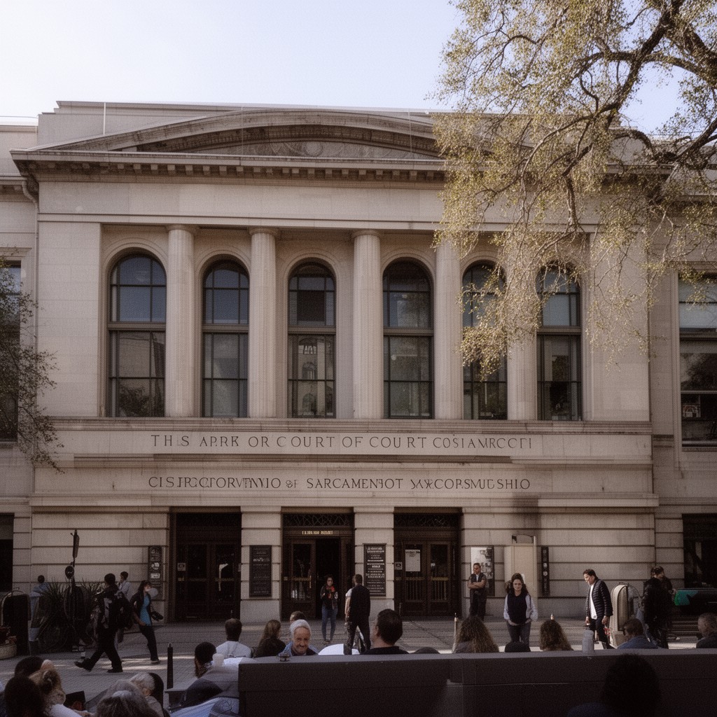 AI-generated illustration of Superior Court of California, County of Sacramento