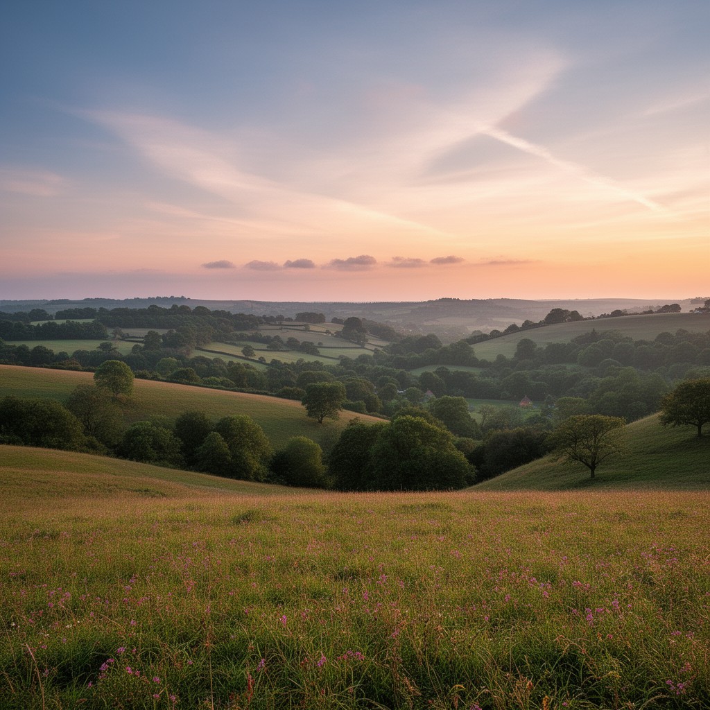 AI-generated illustration of Newlands Corner