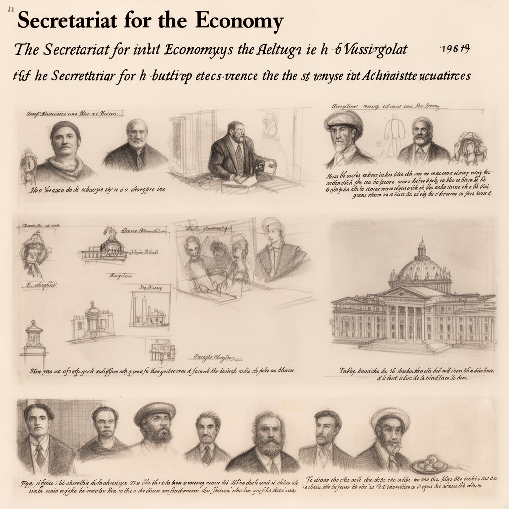 AI-generated illustration of Secretariat for the Economy