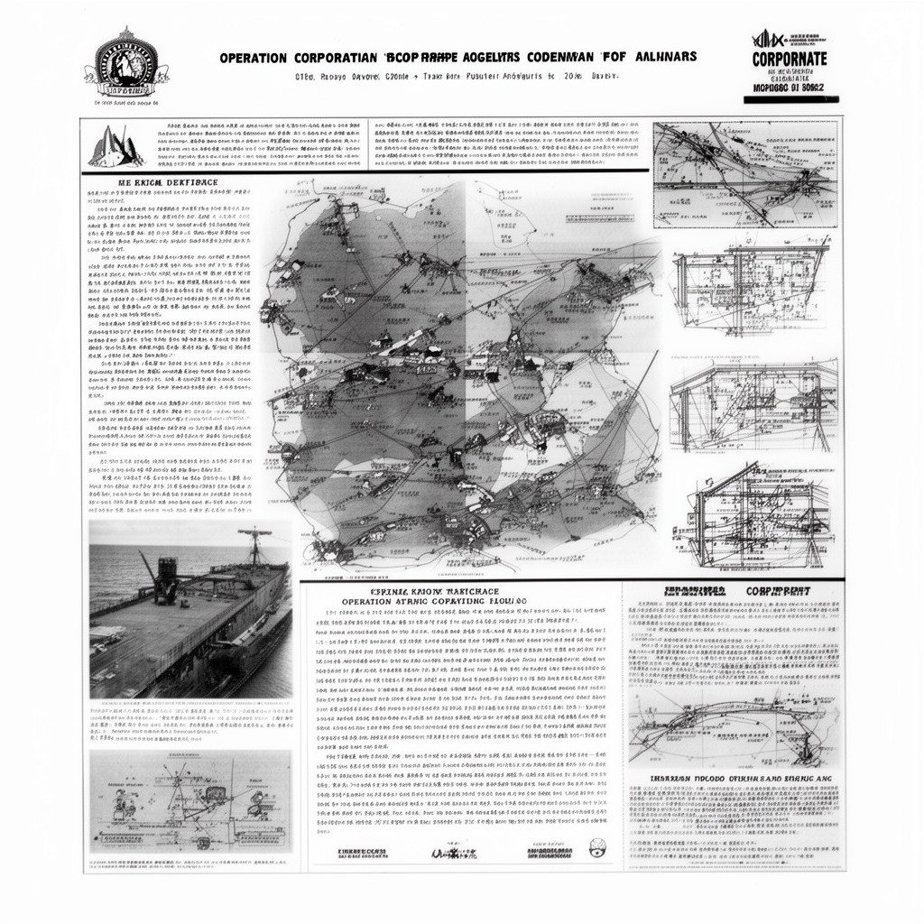 AI-generated illustration of Operation Corporate