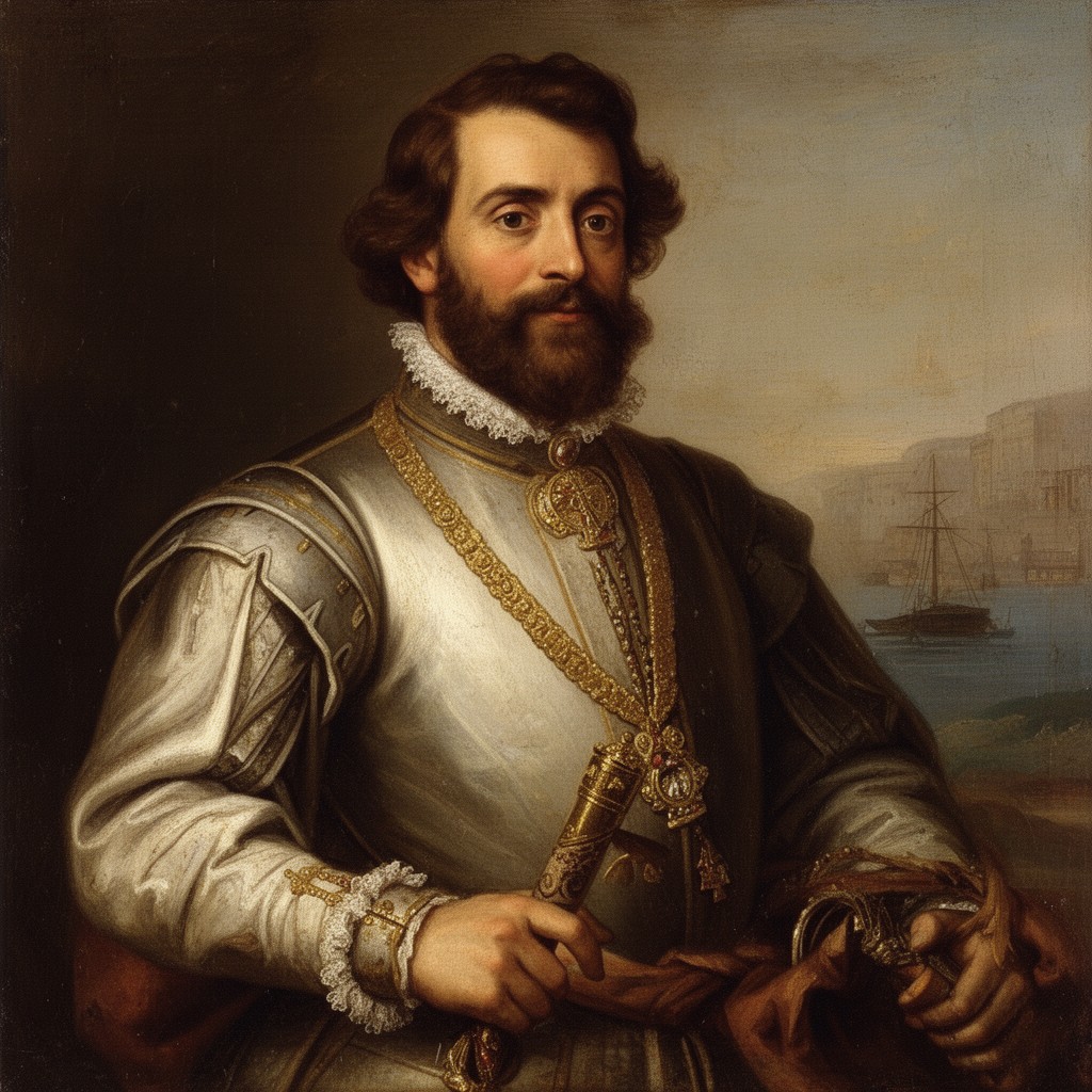 AI-generated illustration of Afonso de Albuquerque