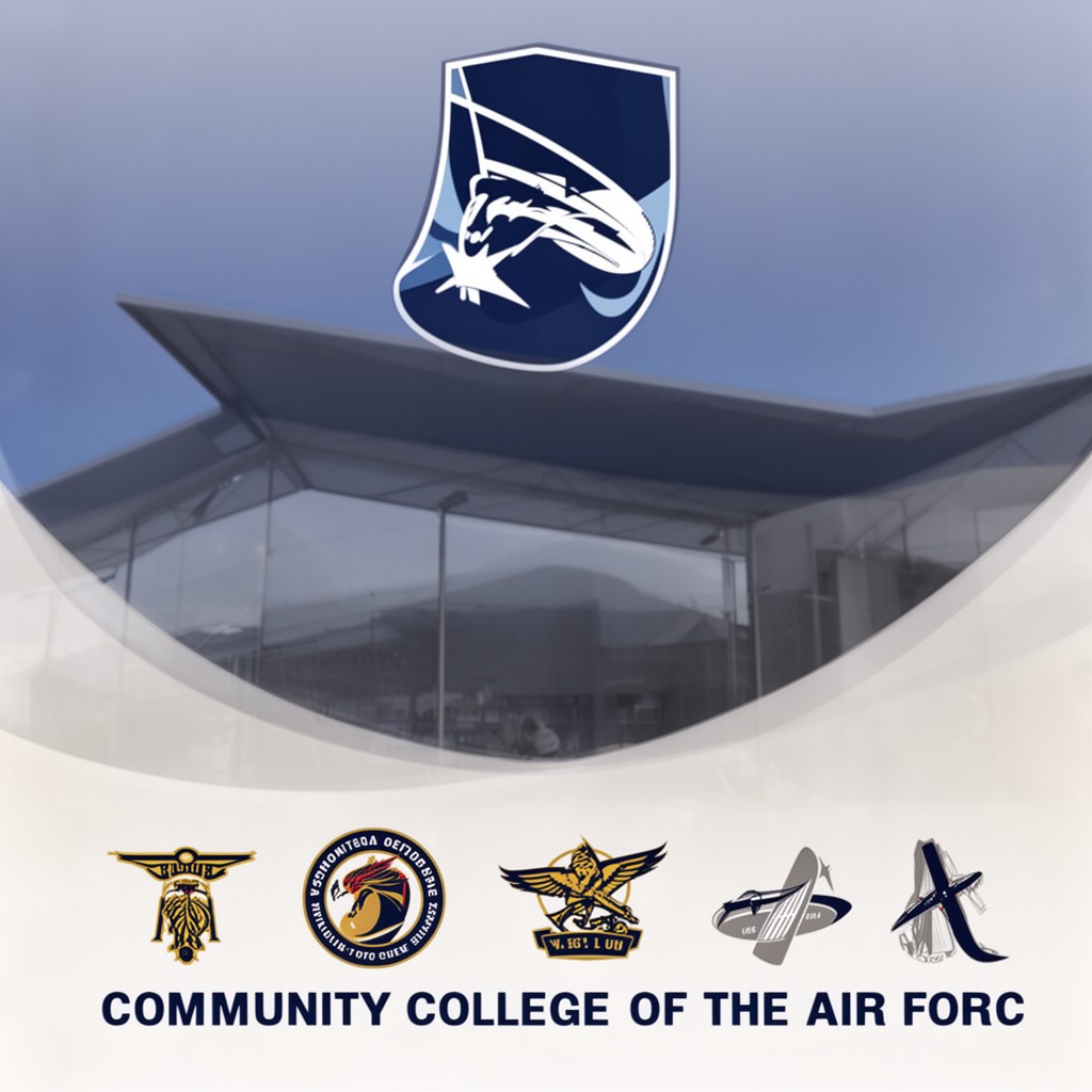 AI-generated illustration of Community College of the Air Force