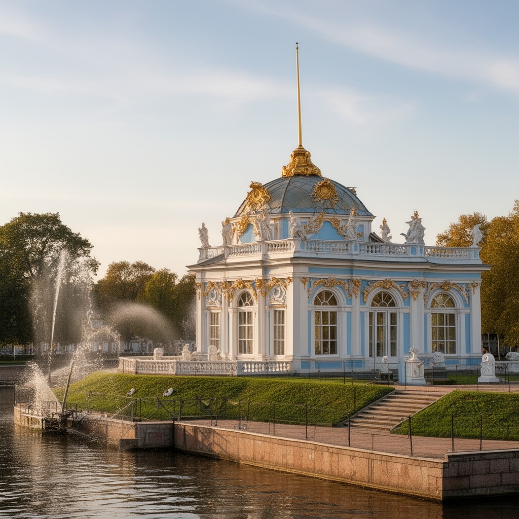 AI-generated illustration of Hermitage Pavilion