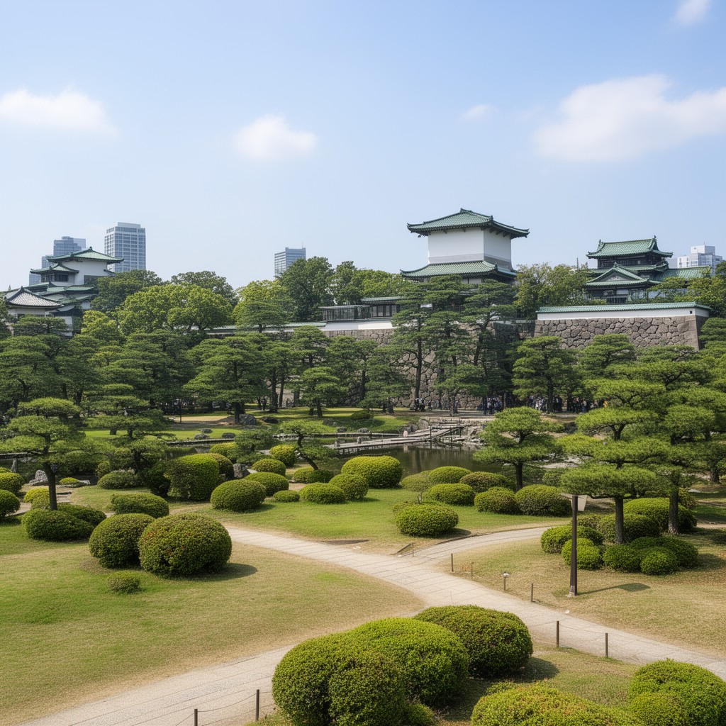 AI-generated illustration of Kitanomaru Park