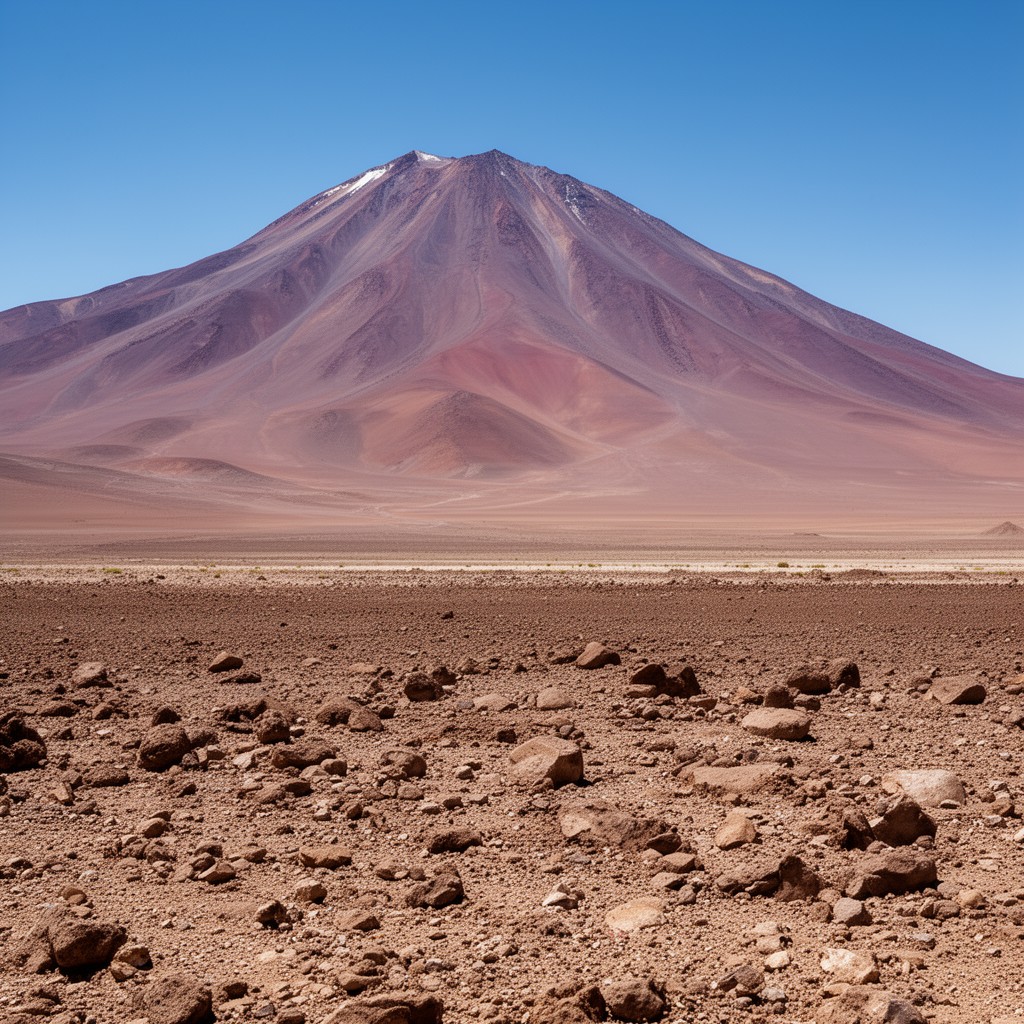 AI-generated illustration of Cerro Vicuña Mackenna