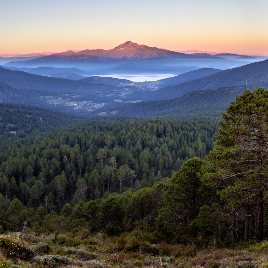 AI-generated illustration of Cordillera de Nahuelbuta National Park
