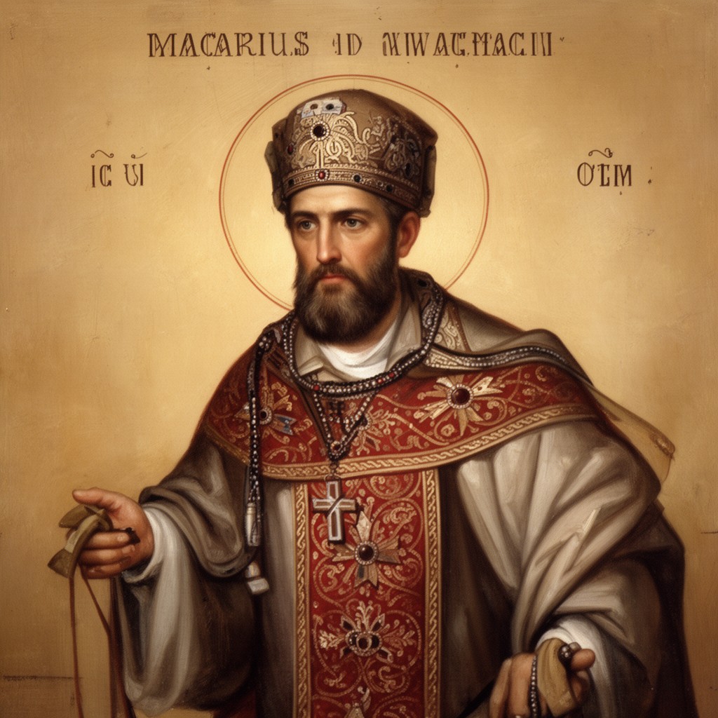 AI-generated illustration of Macarius of Antioch