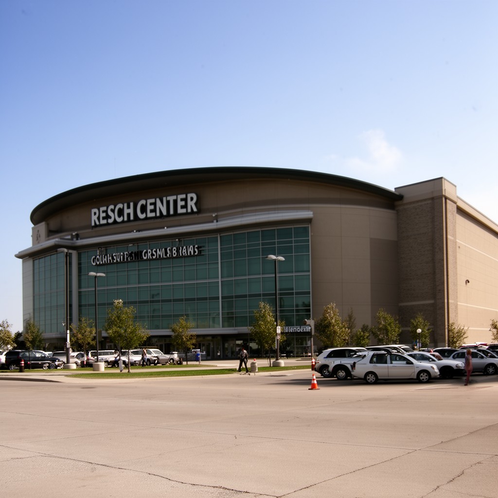 AI-generated illustration of Resch Center