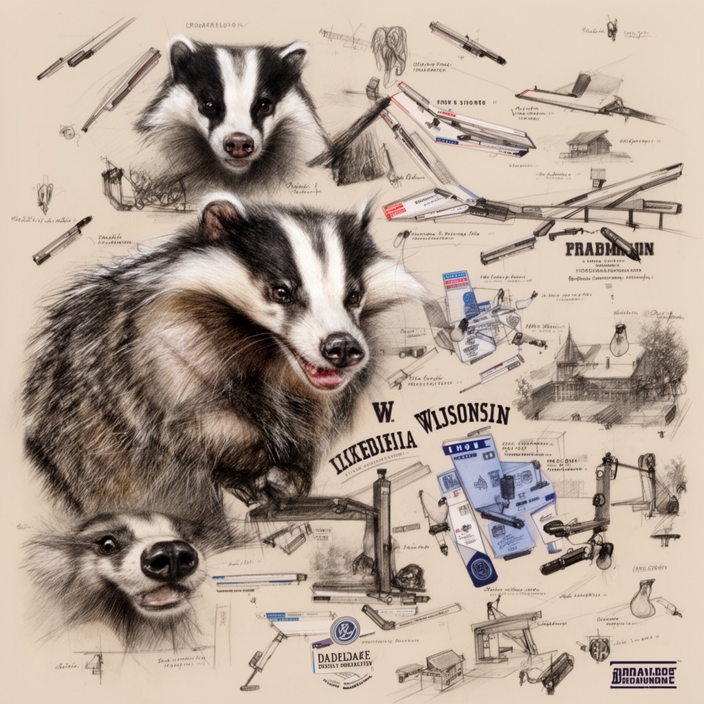 AI-generated illustration of Badgers