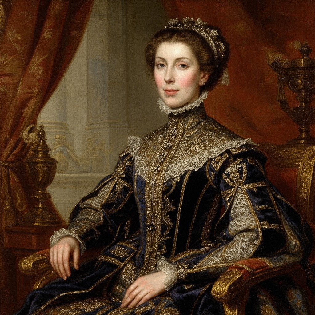 AI-generated illustration of Margaret of Parma (governor)