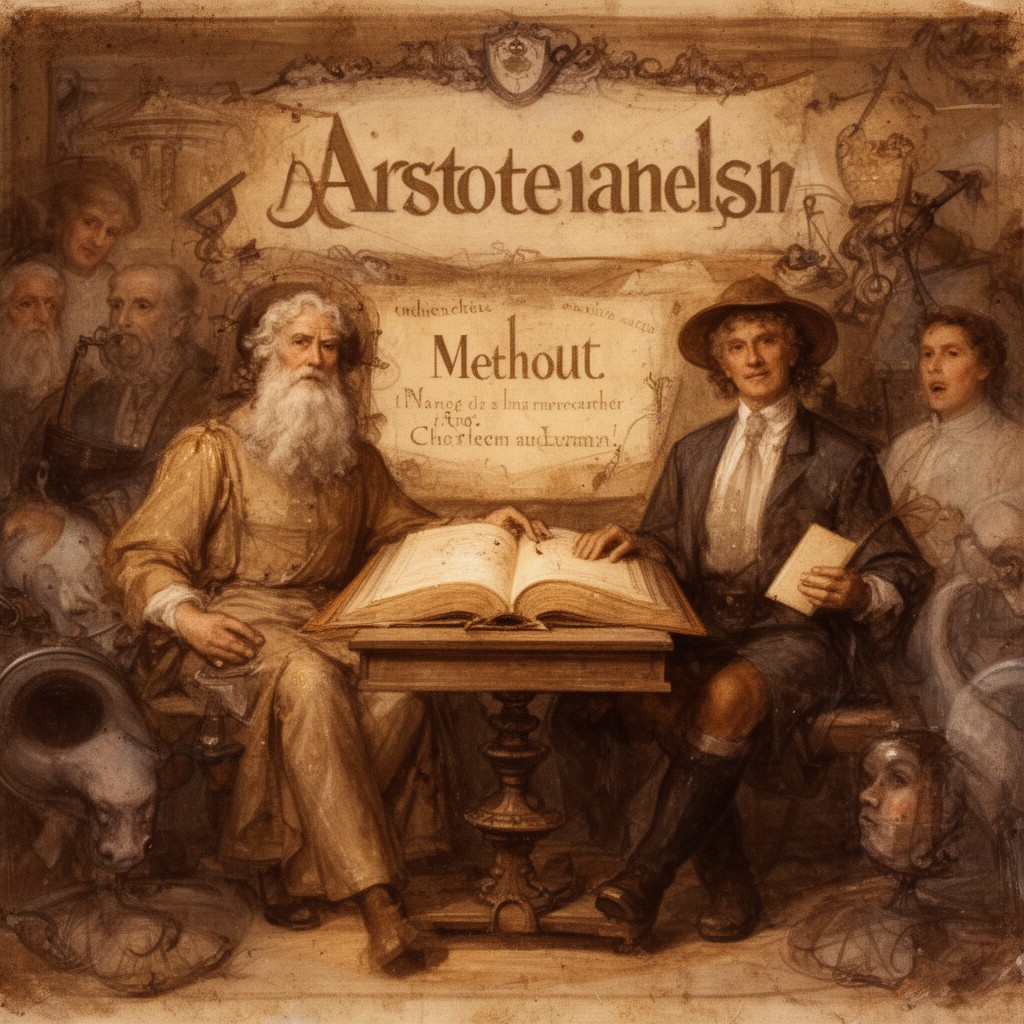 AI-generated illustration of Aristotelianism