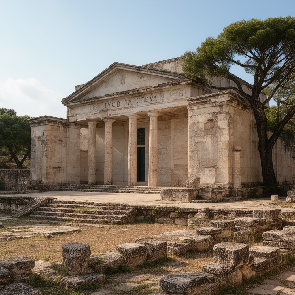 AI-generated illustration of Lyceum of Aristotle