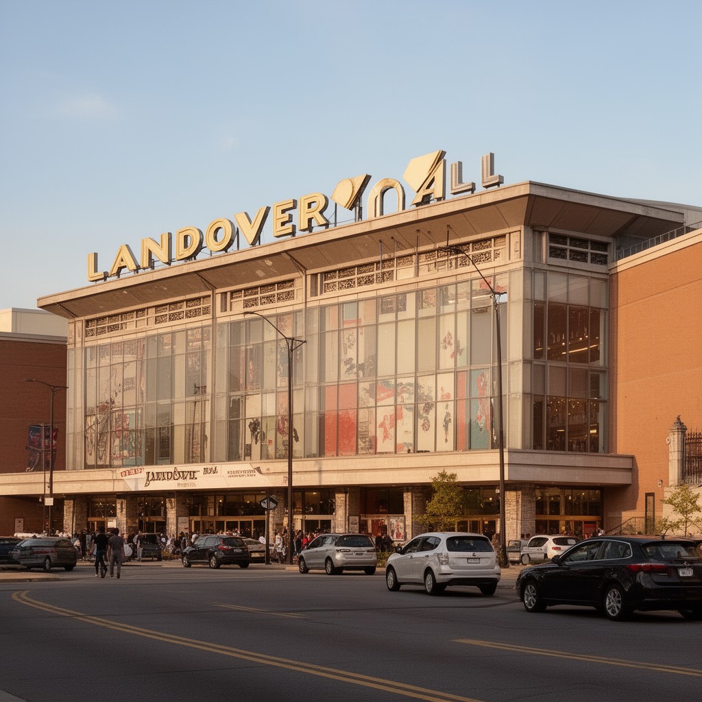 AI-generated illustration of Landover Mall
