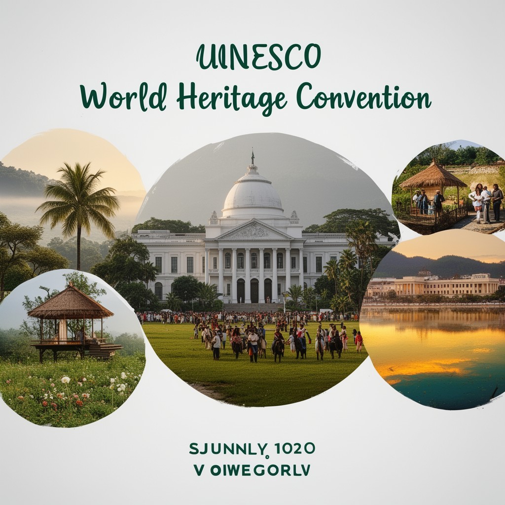 AI-generated illustration of UNESCO World Heritage Convention