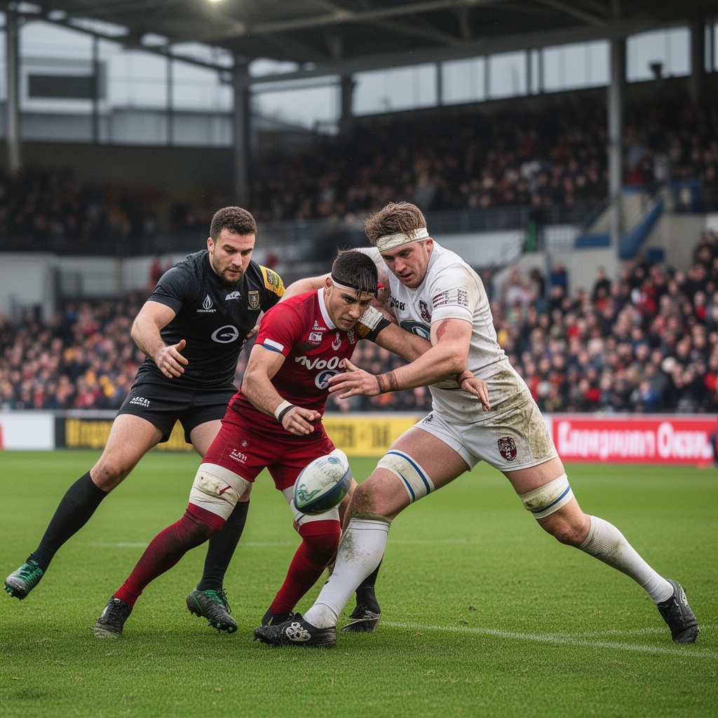 AI-generated illustration of Cardiff Rugby