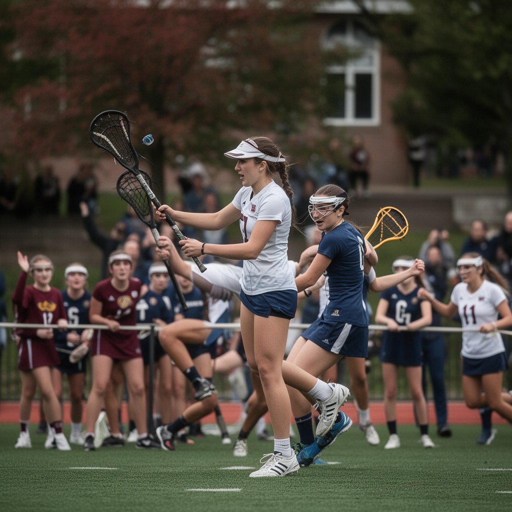 AI-generated illustration of Ivy League women’s lacrosse