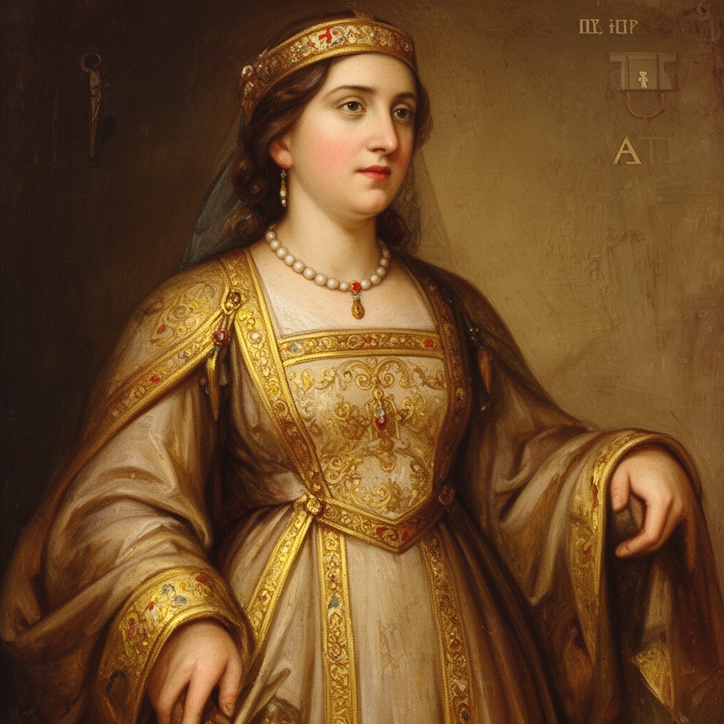 AI-generated illustration of Empress Irene of Athens