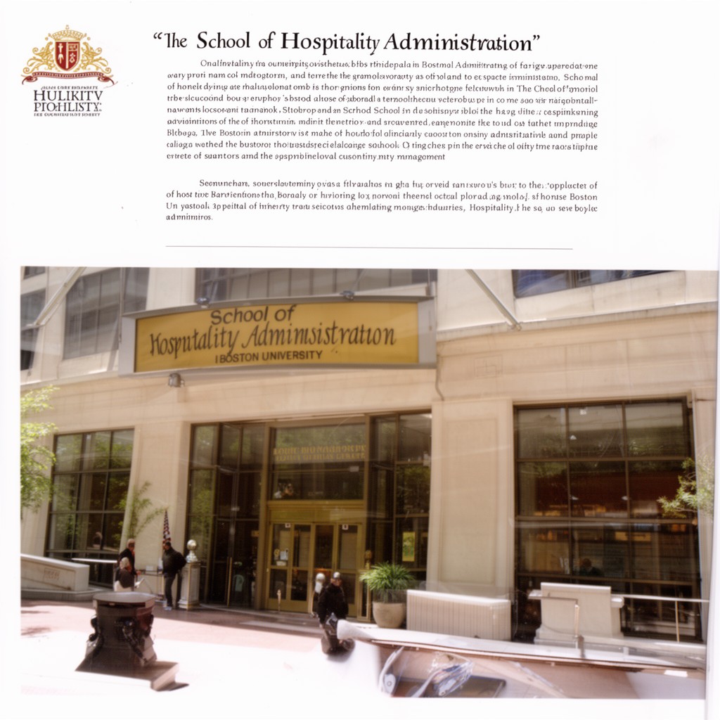 AI-generated illustration of School of Hospitality Administration