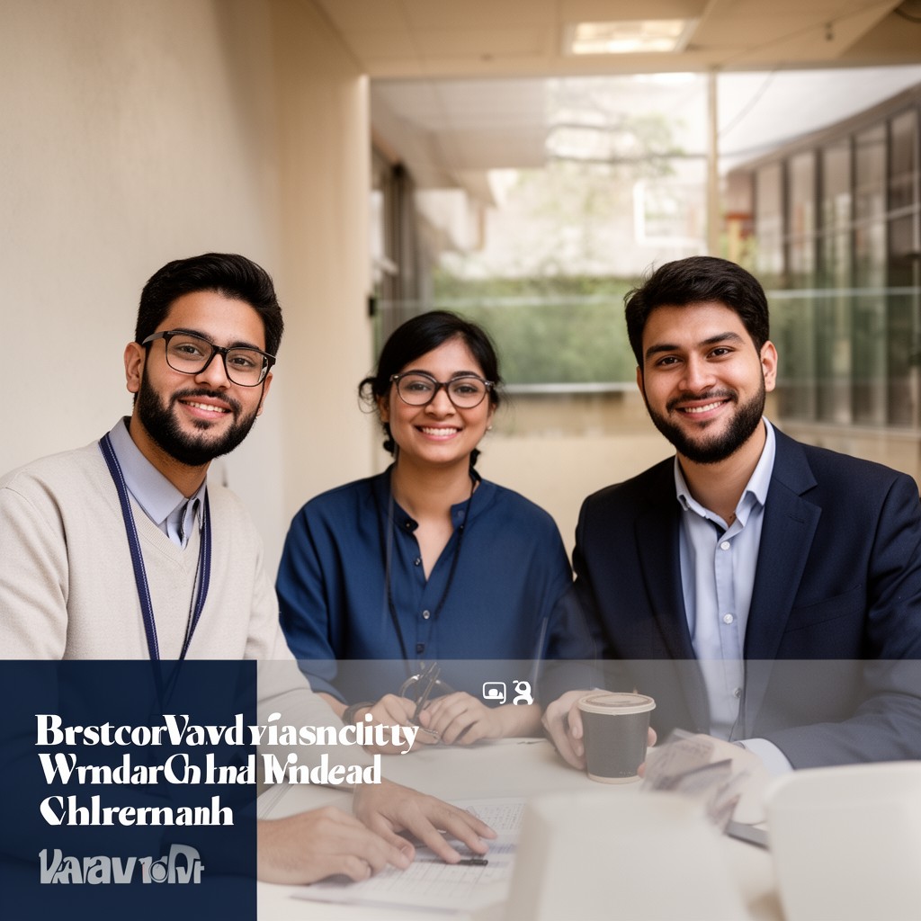 AI-generated illustration of Arvind and Chandan Nandlal Kilachand Honors College