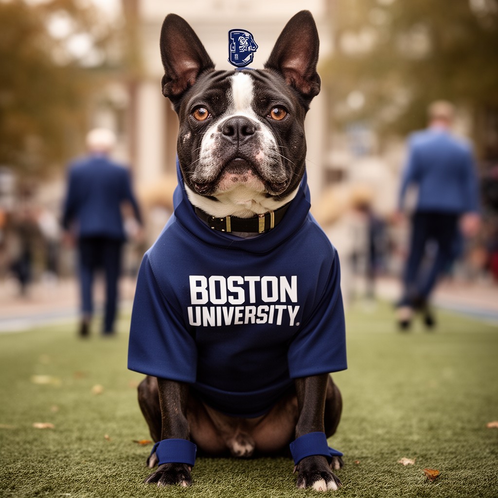 AI-generated illustration of Rhett the Boston Terrier