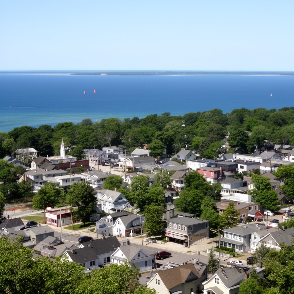 AI-generated illustration of Door Peninsula region