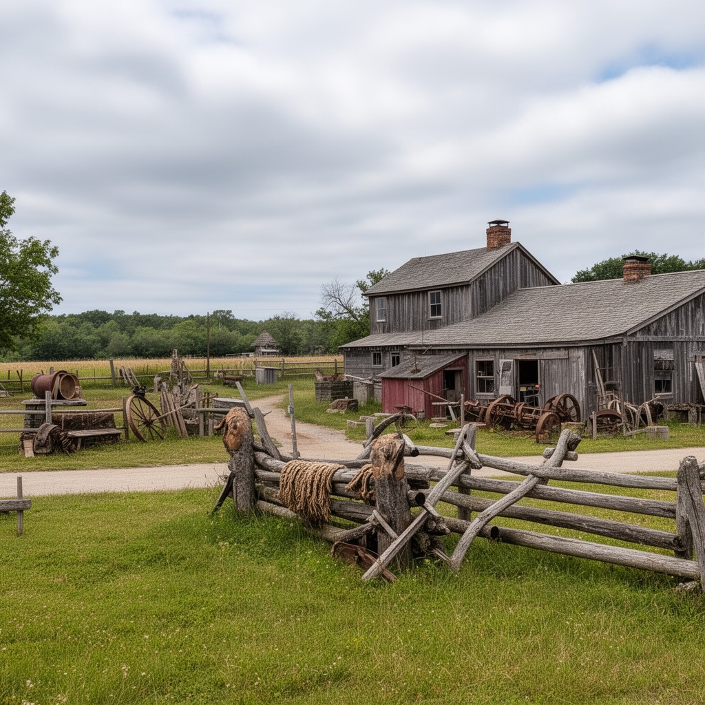 AI-generated illustration of Washington Island Farm Museum