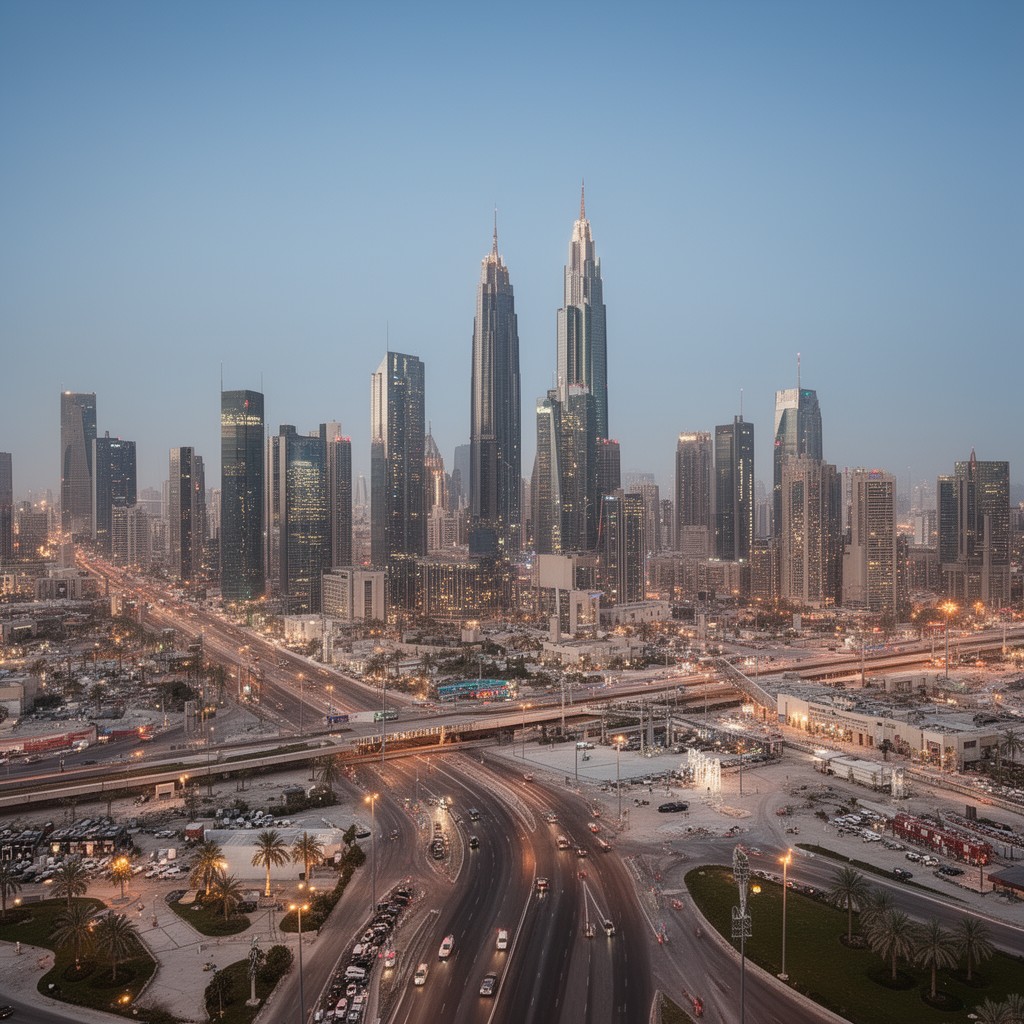 AI-generated illustration of Riyadh
