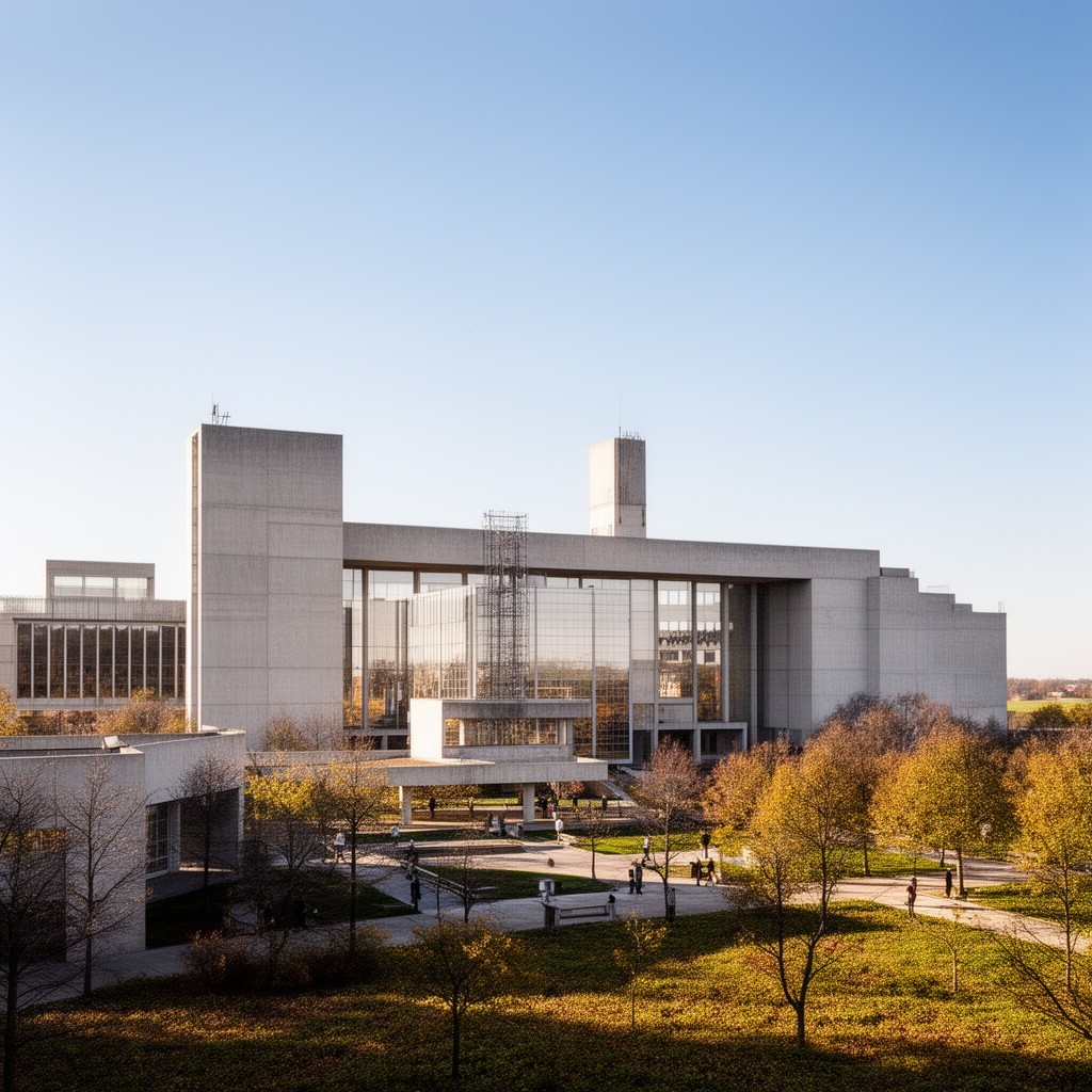 AI-generated illustration of General Motors Technical Center