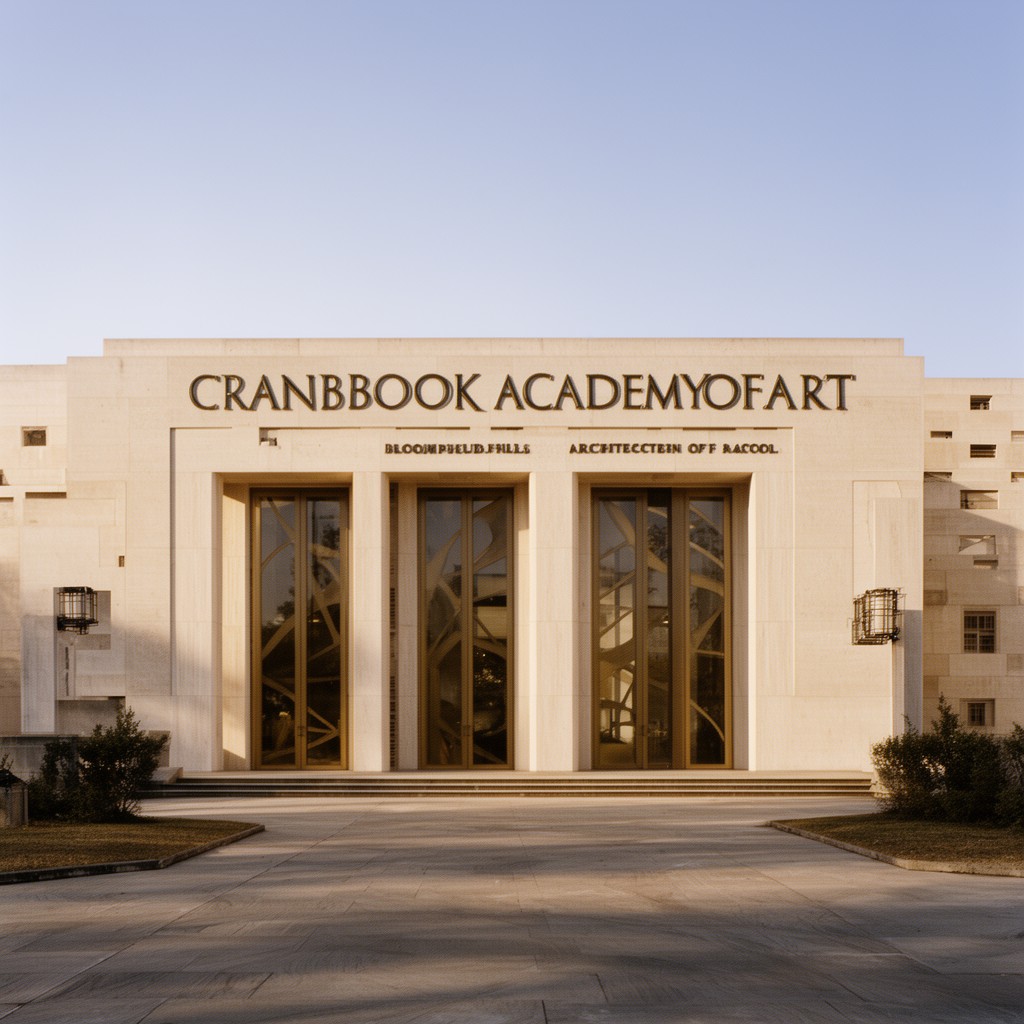 AI-generated illustration of Cranbrook Academy of Art