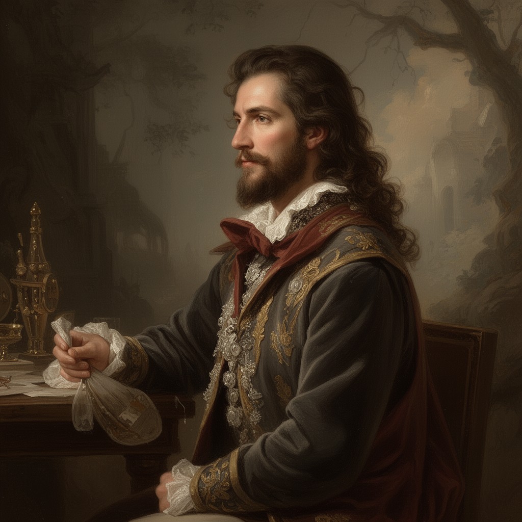 AI-generated illustration of Freiherr