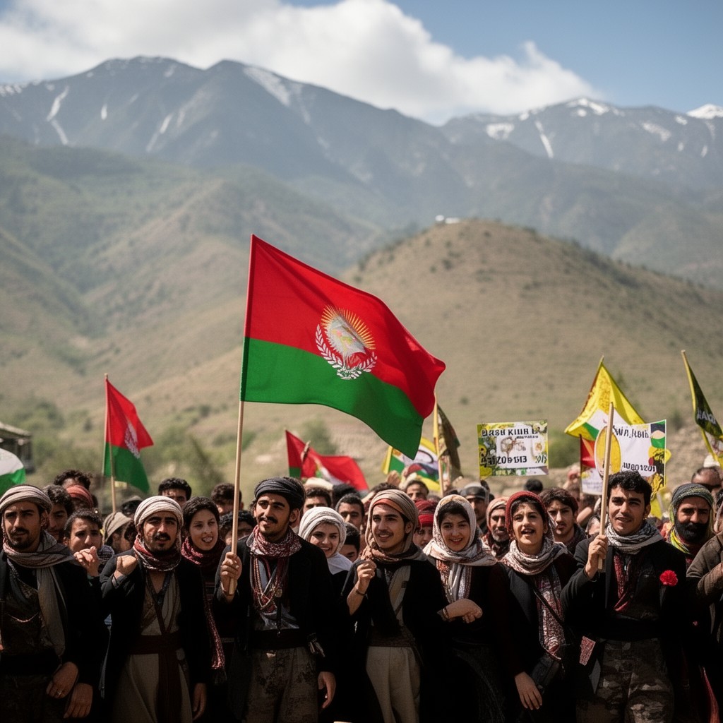 AI-generated illustration of Kurds