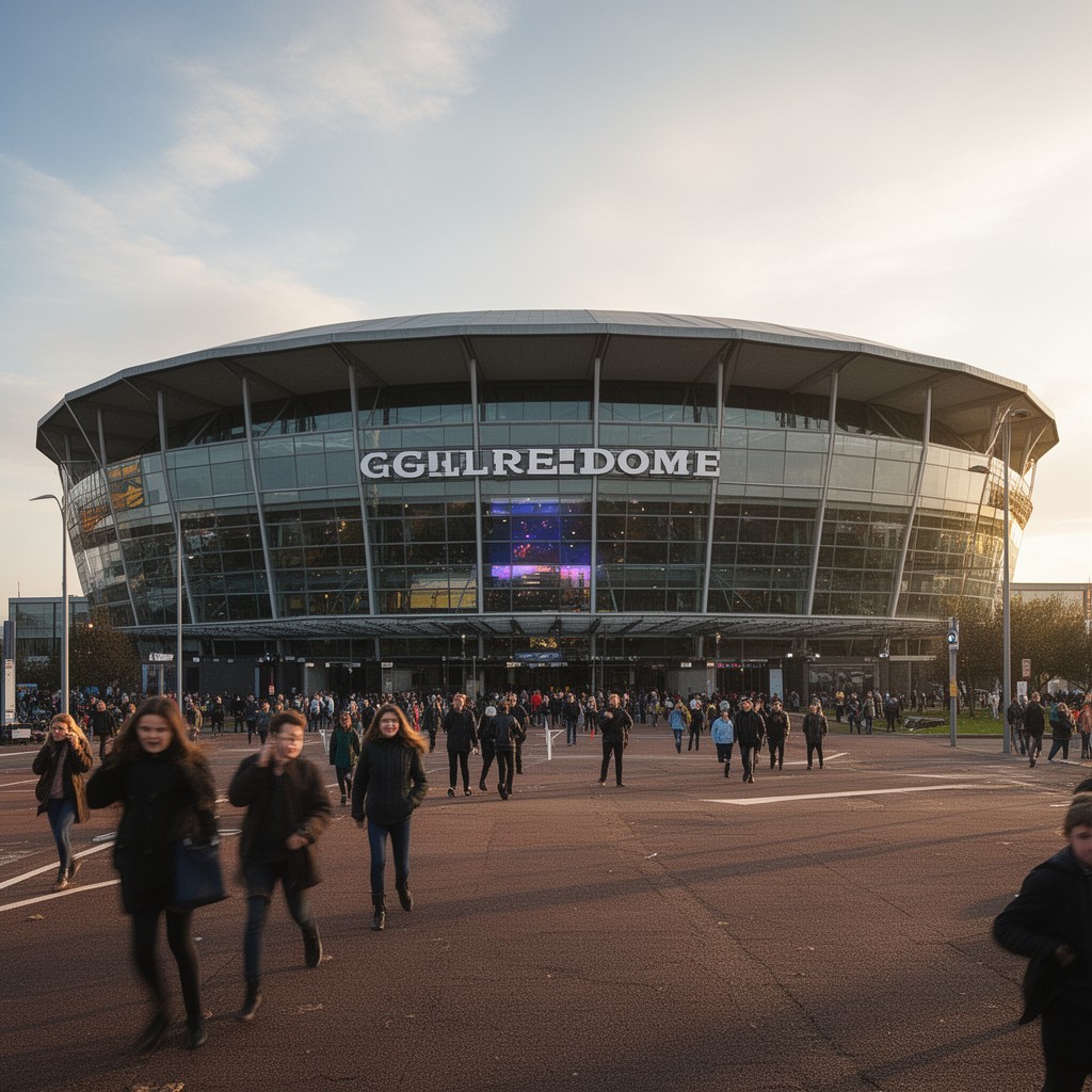 AI-generated illustration of GelreDome stadium