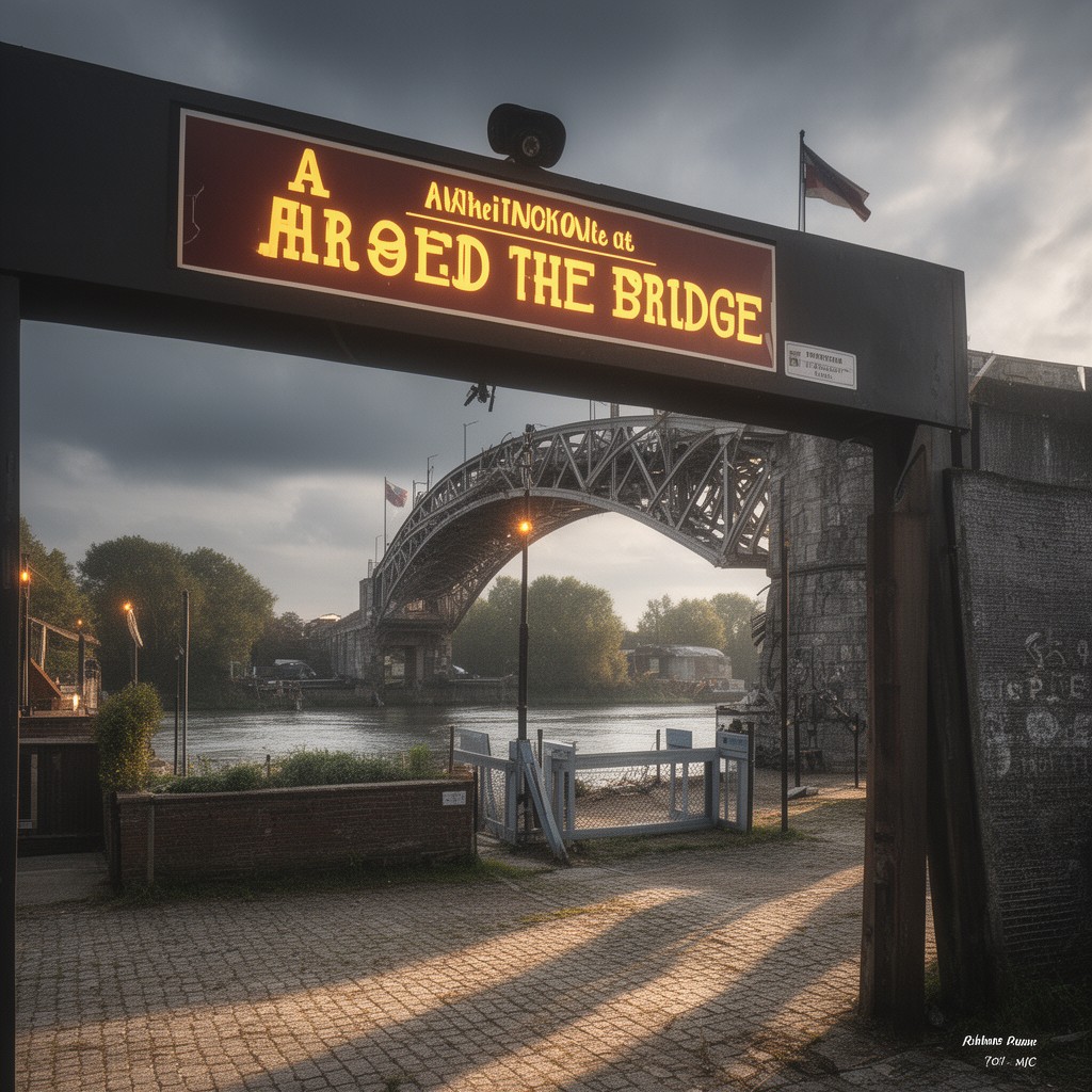 AI-generated illustration of Airborne at the Bridge museum