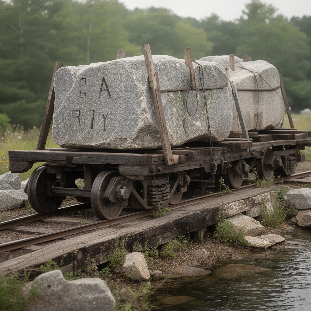 AI-generated illustration of Granite Railway