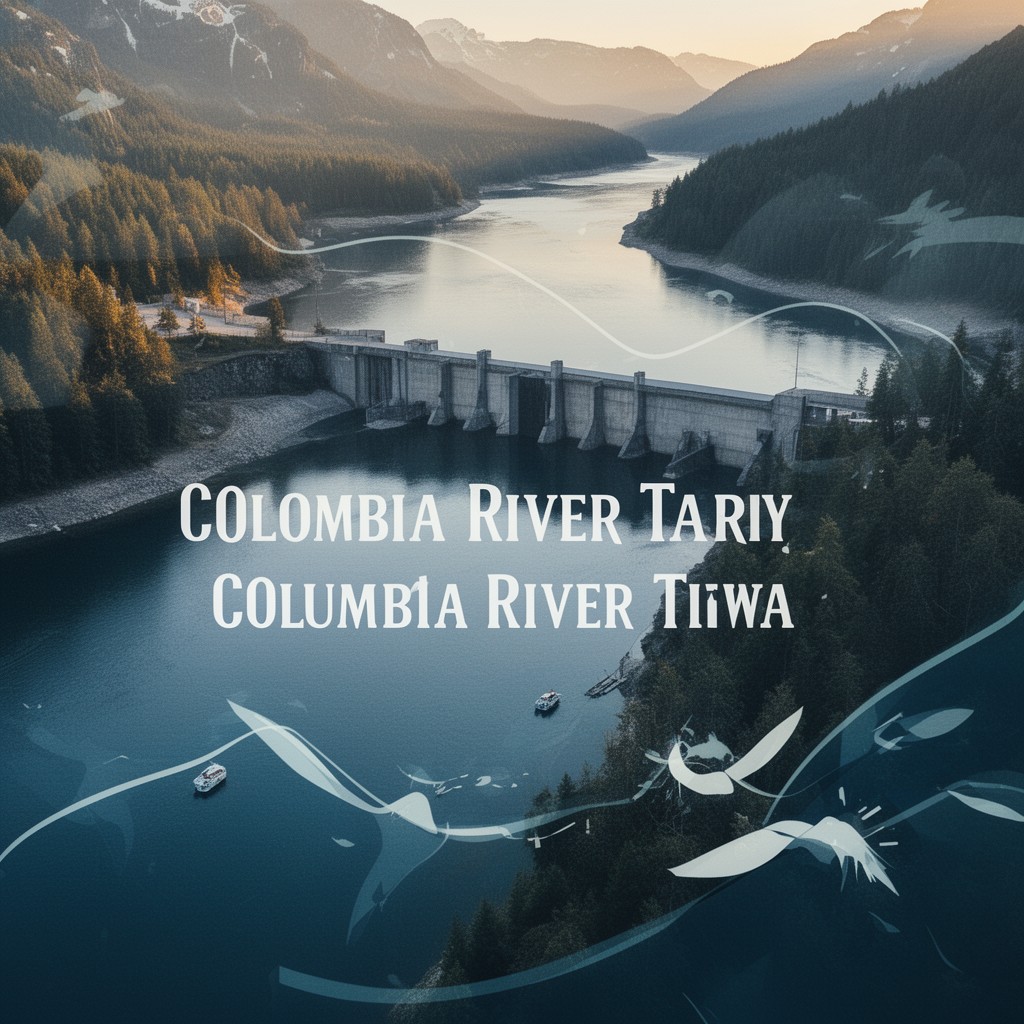 AI-generated illustration of Columbia River Treaty
