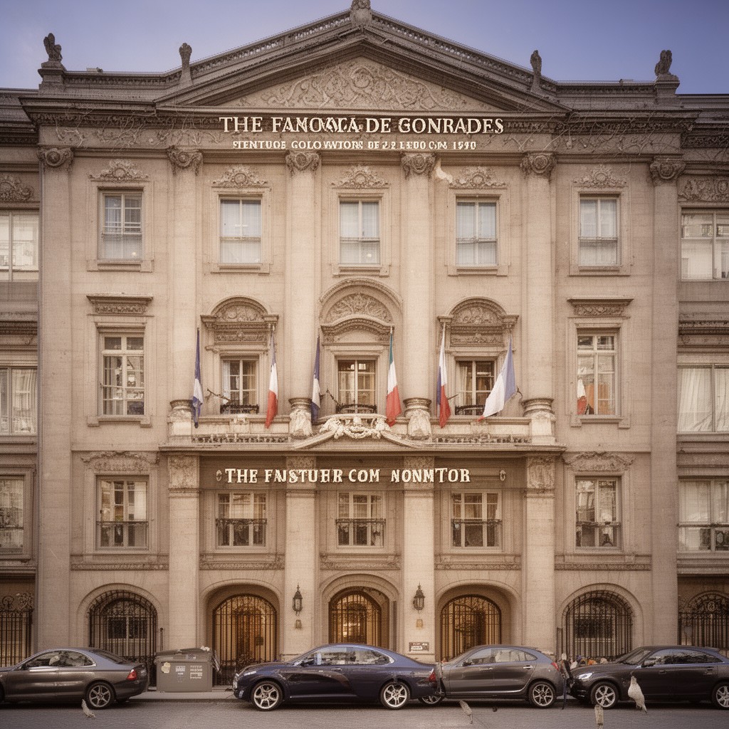 AI-generated illustration of French Consulate