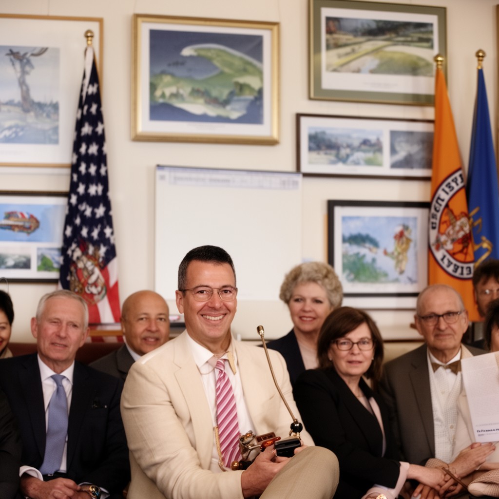 AI-generated illustration of United States Ambassador to Ireland