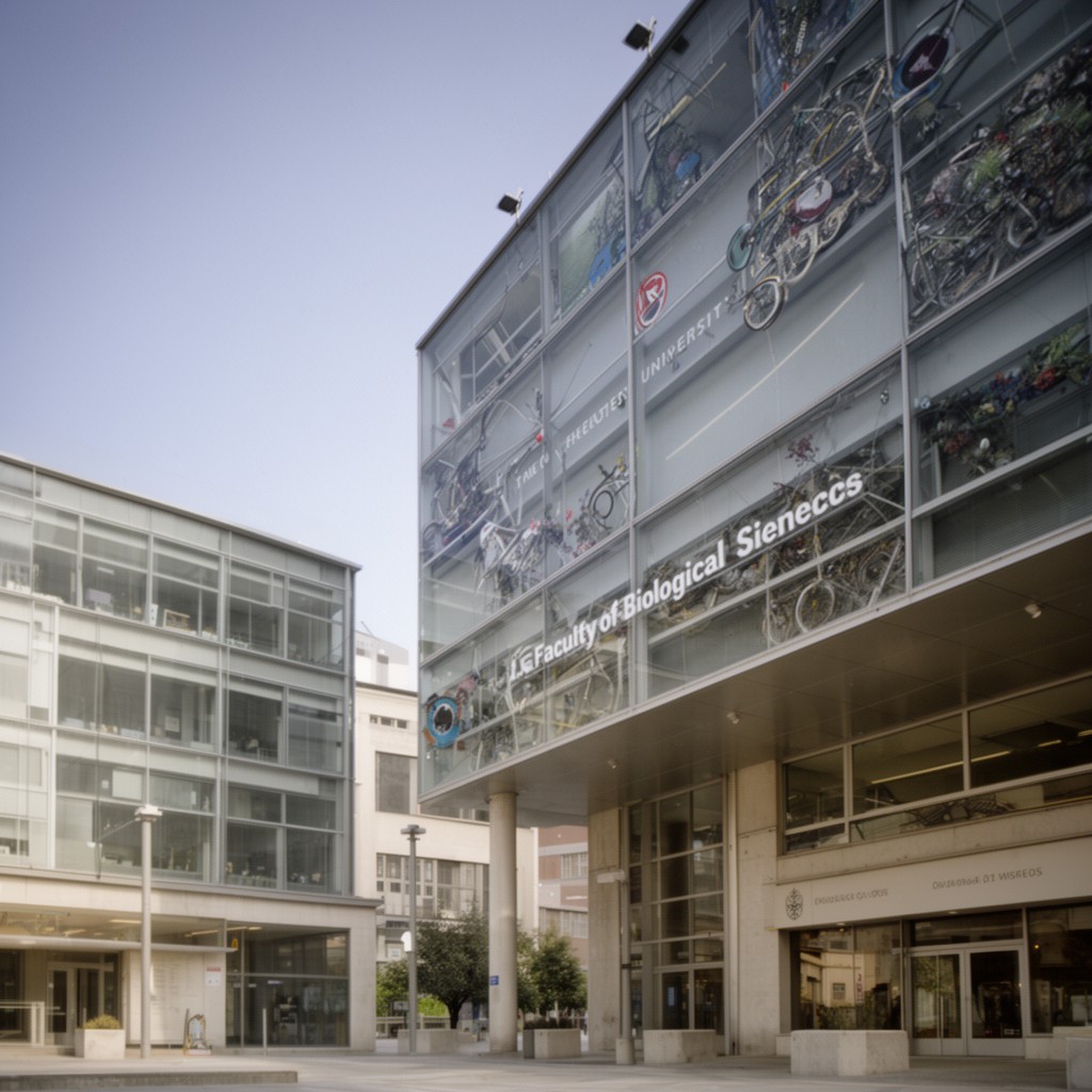AI-generated illustration of Faculty of Biological Sciences