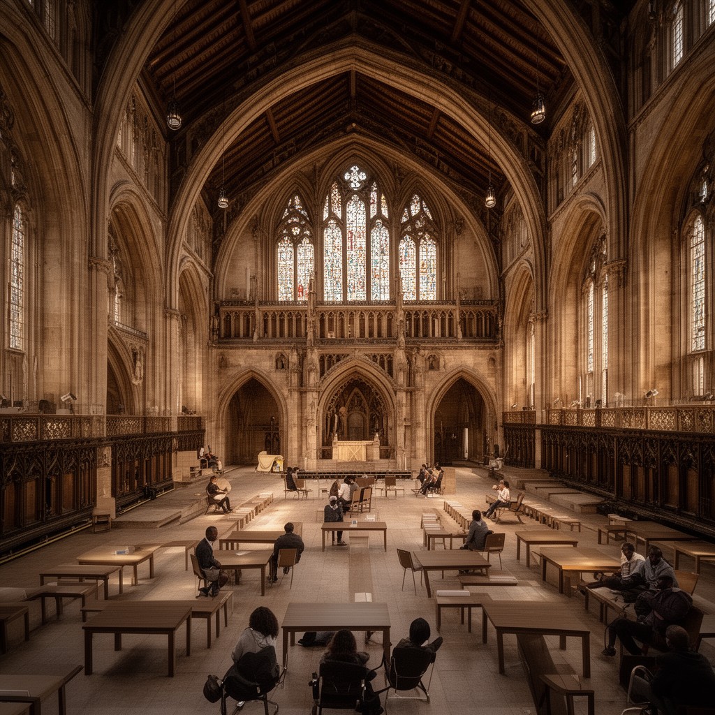 AI-generated illustration of Great Hall